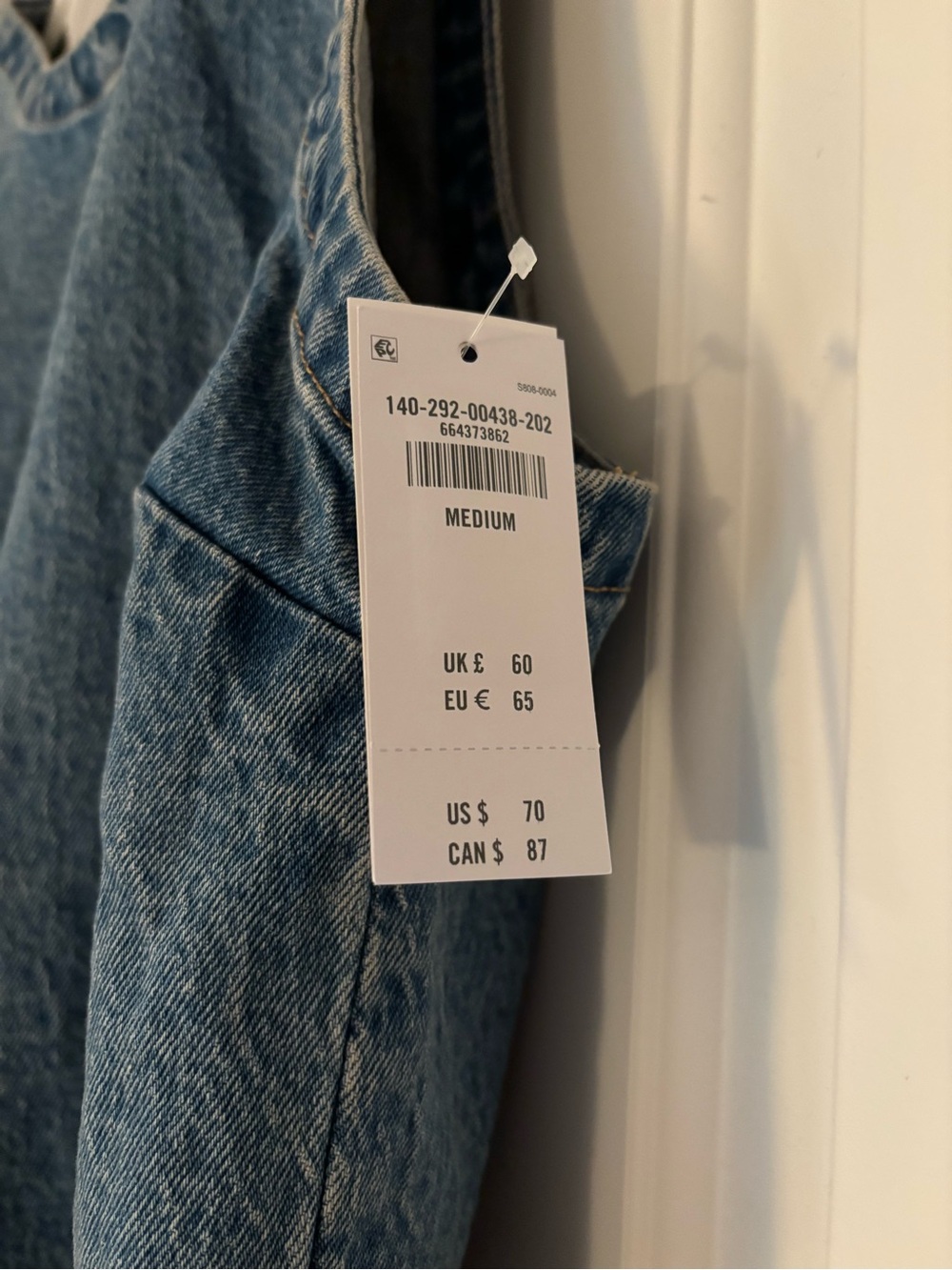 Abercrombie & Fitch Blue Denim Eyelet-Hem Tank - Picture 5 of 5